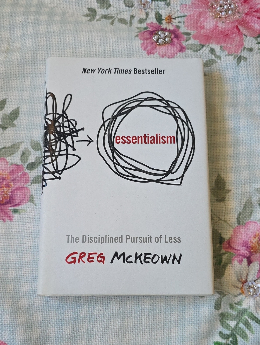 Essentialism by Greg McKeown Hardcover Book With Dust Jacket 2014